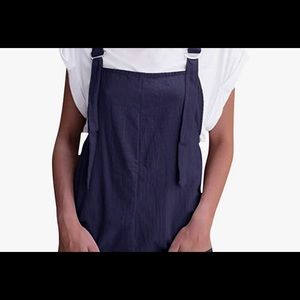 Blue women’s overall shorts